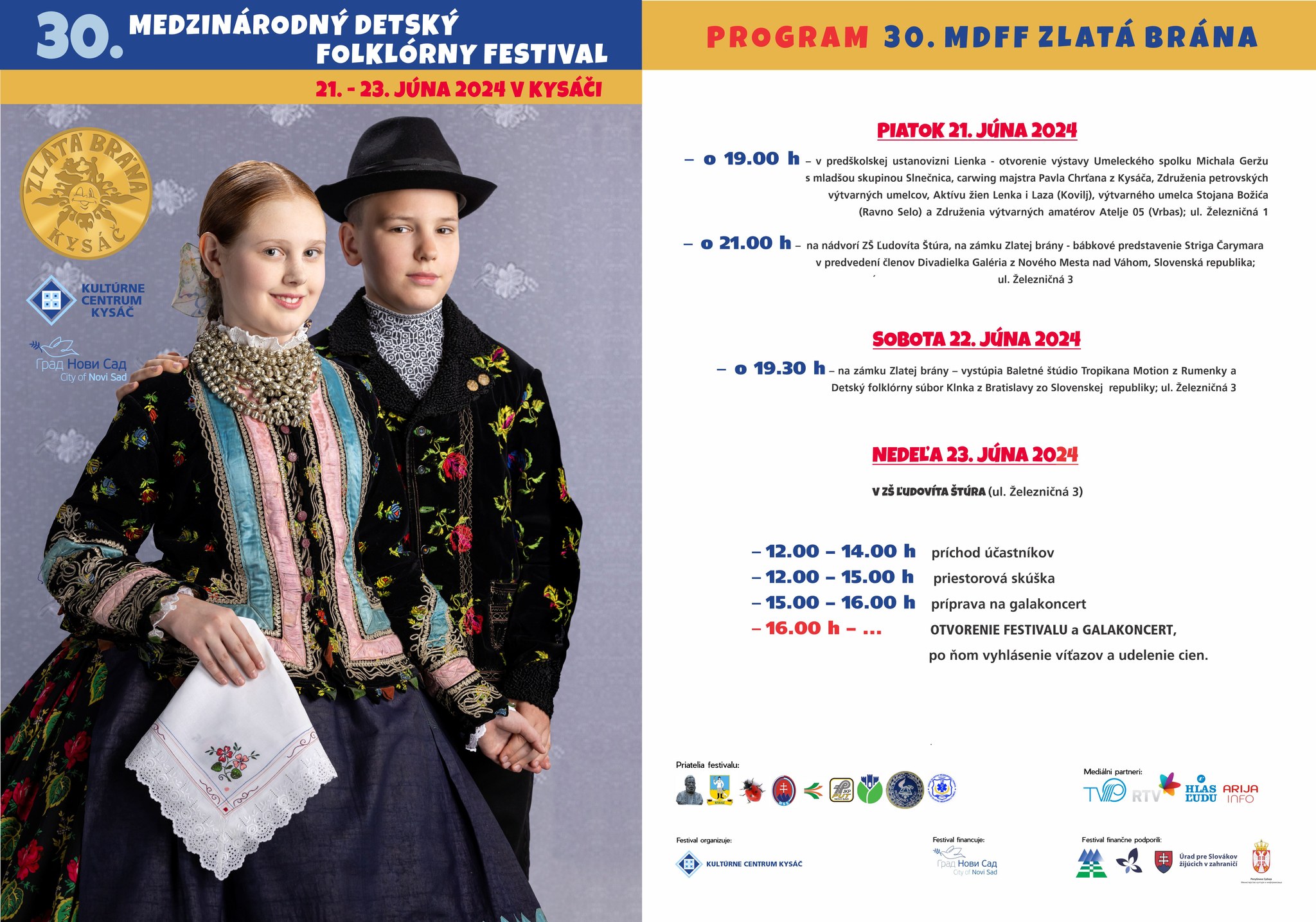 Plakat 30. Dečjeg folklornog festivala